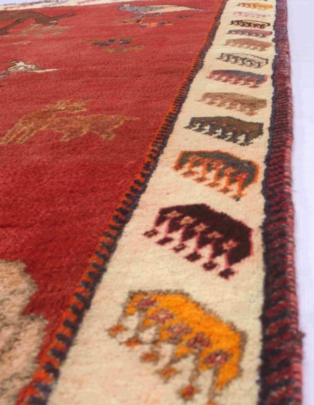 Qashqai Perserteppich aus Iran, 185 × 112 cm