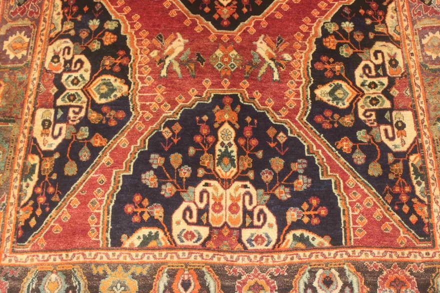 Qashqai Perserteppich aus Iran, 254 × 157 cm