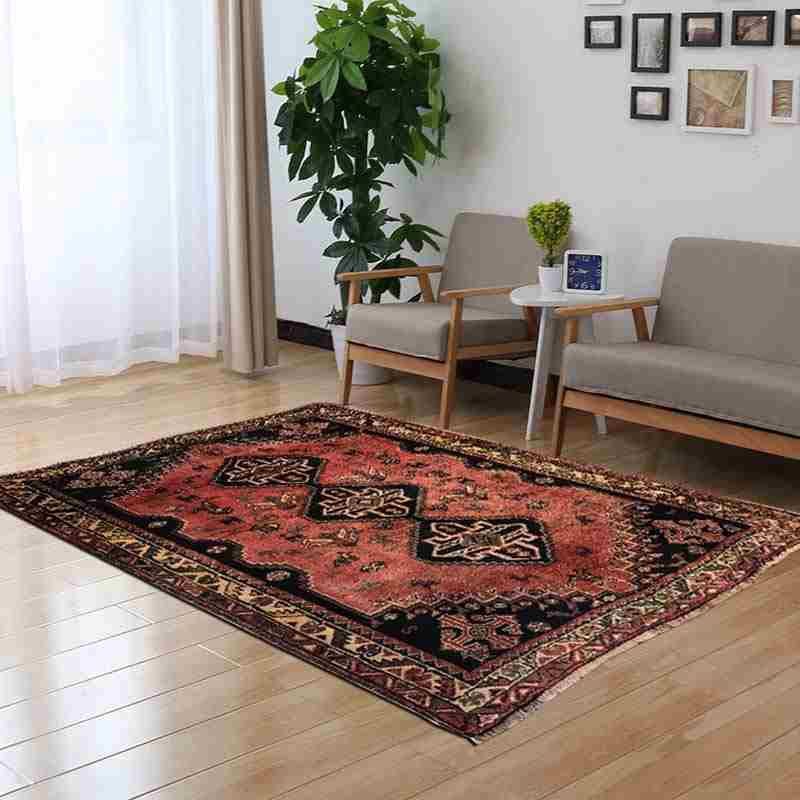 Qashqai Perserteppich 151 × 114 cm aus Wolle, handgeknüpft