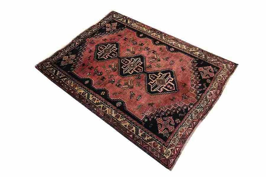 Qashqai Perserteppich 151 × 114 cm aus Wolle, handgeknüpft