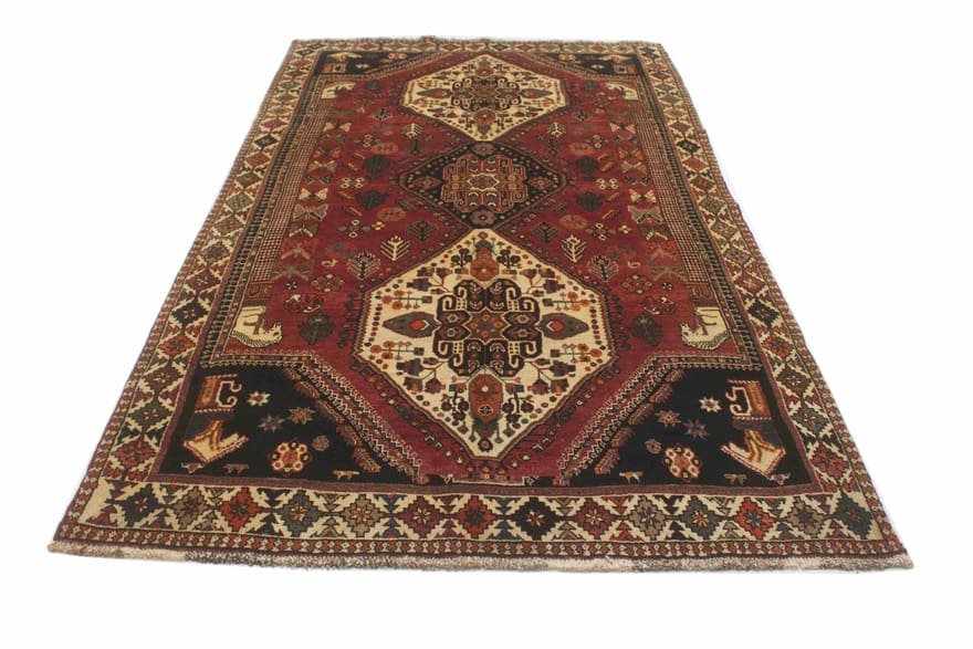 Handgeknüpfter Qashqai Perserteppich 320 × 171 cm