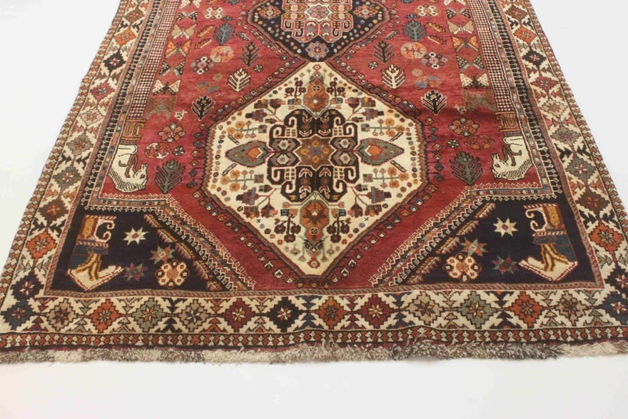 Handgeknüpfter Qashqai Perserteppich 320 × 171 cm