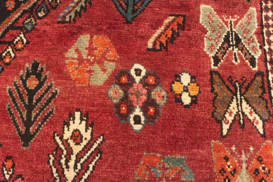 Handgeknüpfter Qashqai Perserteppich 320 × 171 cm