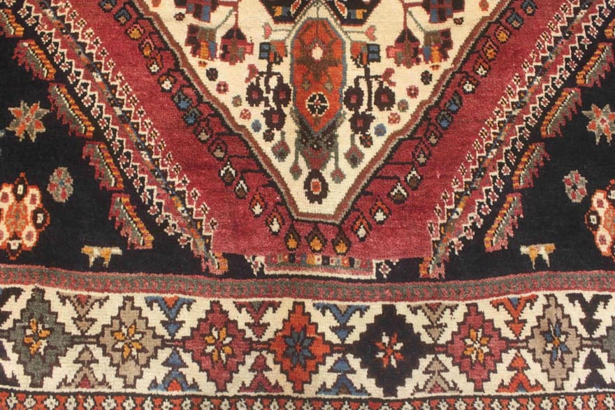 Handgeknüpfter Qashqai Perserteppich 320 × 171 cm