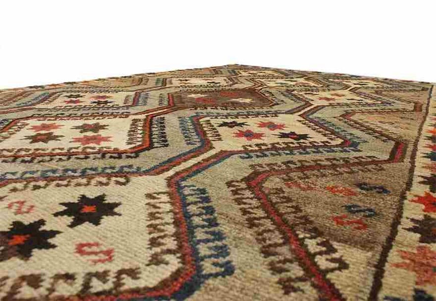 Qashqai Perserteppich aus Iran, 228 × 134 cm