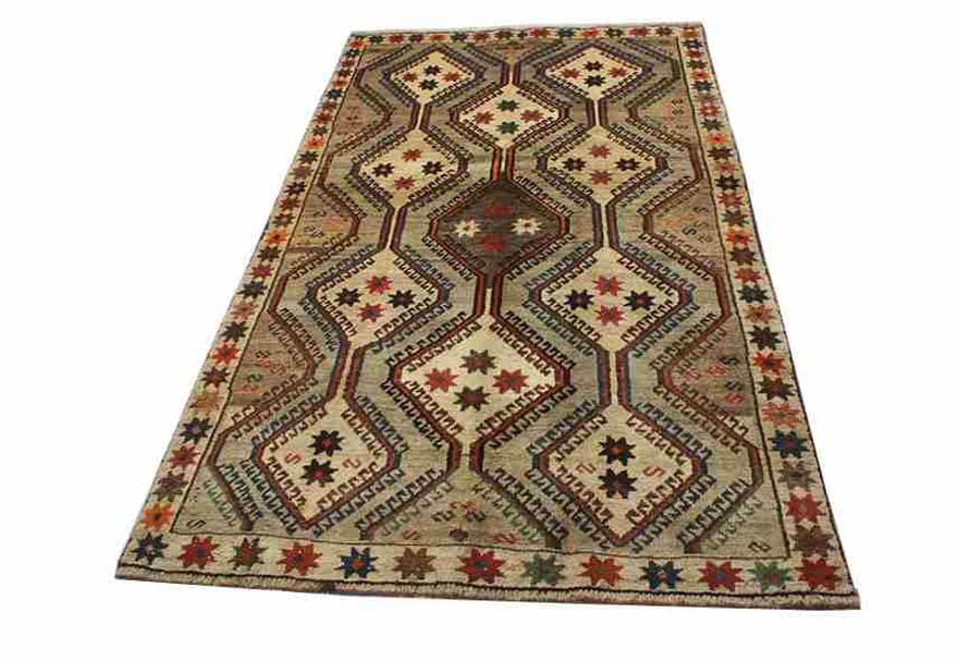 Qashqai Perserteppich aus Iran, 228 × 134 cm