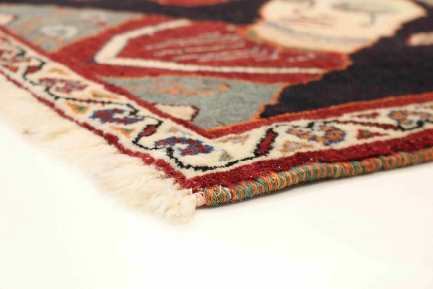 Qashqai Perserteppich aus Iran, 67 × 63 cm