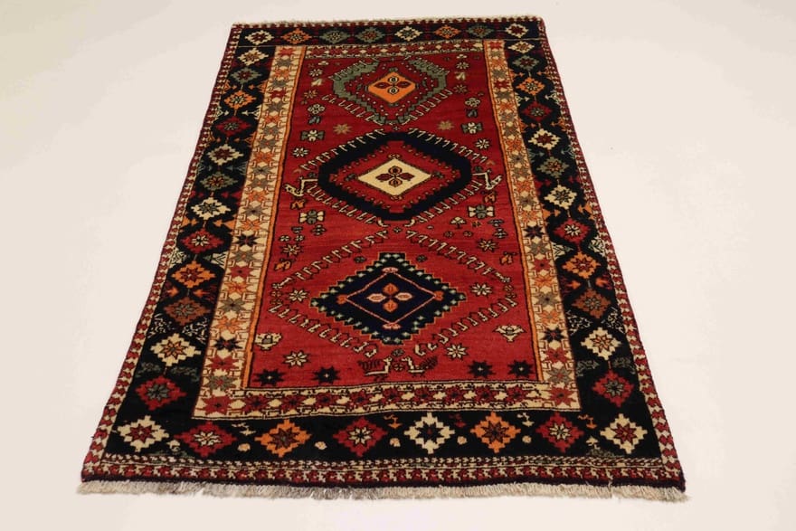 Handgeknüpfter Qashqai Perserteppich, 181 × 107 cm, Wolle