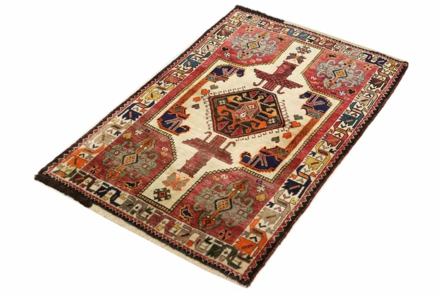 Qashqai Perserteppich 170 × 112 cm aus Wolle, handgeknüpft