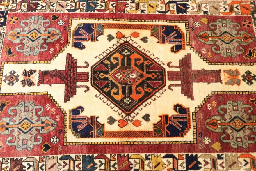 Qashqai Perserteppich 170 × 112 cm aus Wolle, handgeknüpft