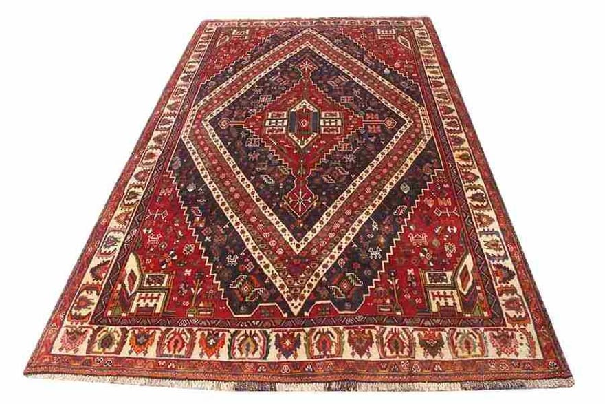 Qashqai Perserteppich 282 × 165 cm aus Wolle, handgeknüpft