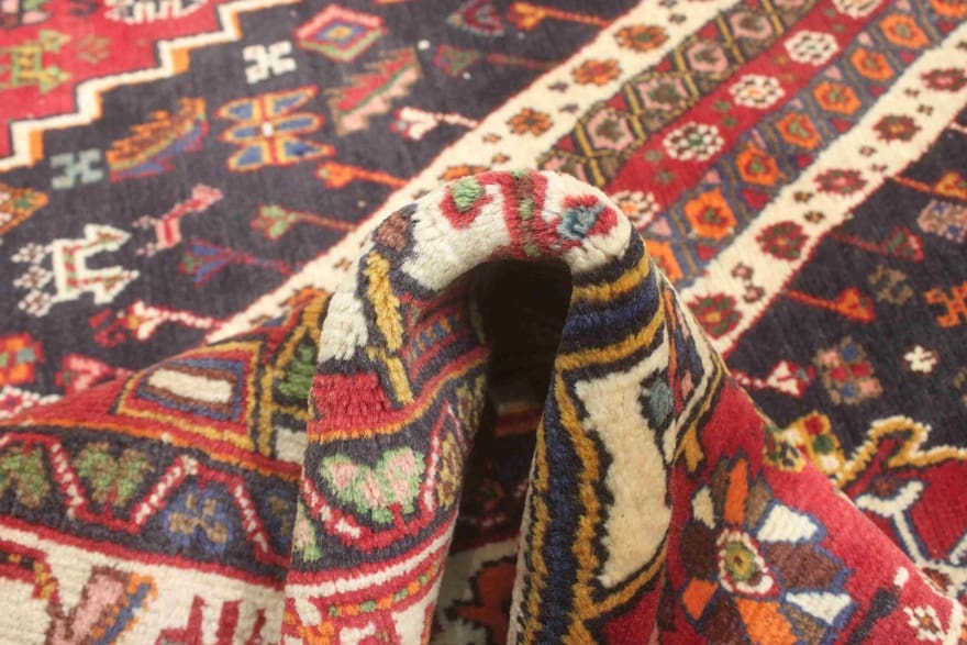 Qashqai Perserteppich 282 × 165 cm aus Wolle, handgeknüpft