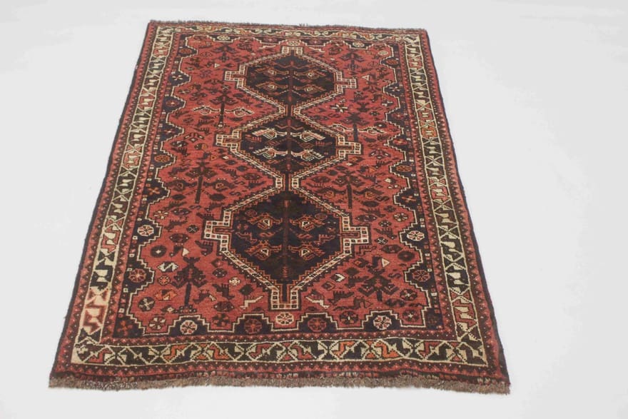 Handgeknüpfter Qashqai Perserteppich 152 × 104 cm