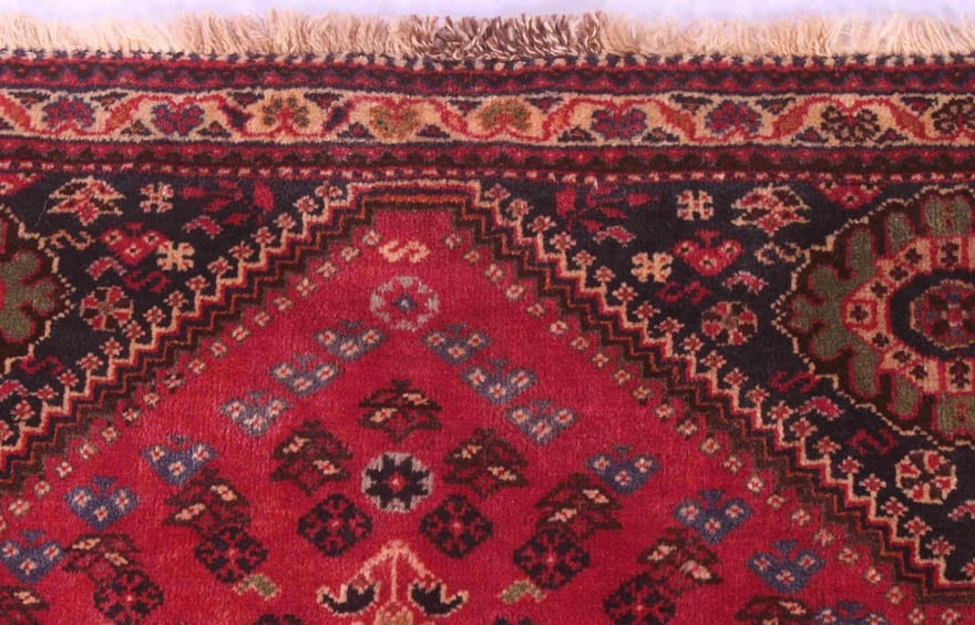 Handgeknüpfter Qashqai Perserteppich 149 × 105 cm