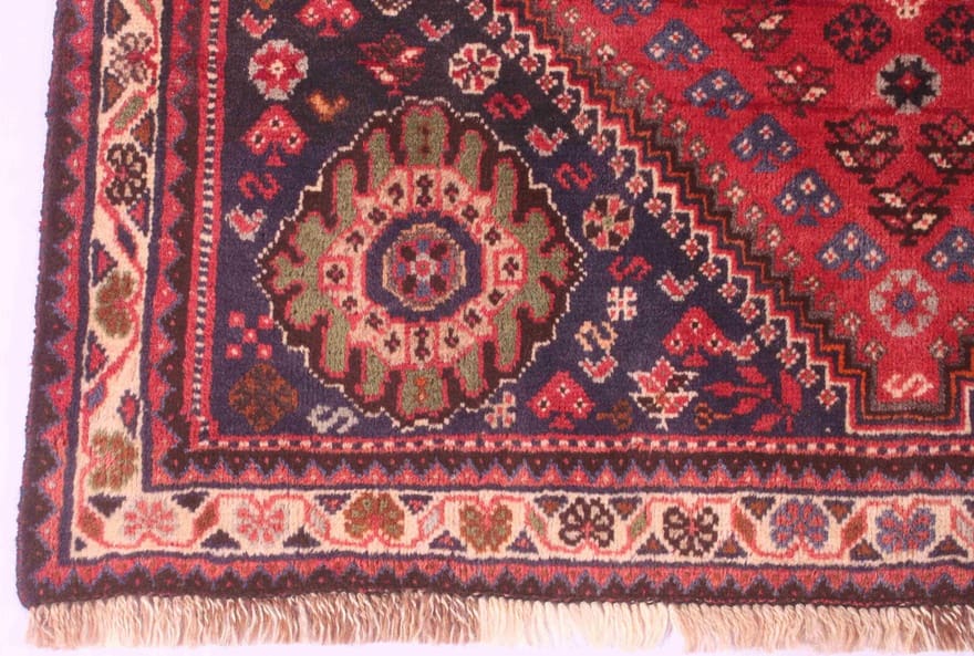 Handgeknüpfter Qashqai Perserteppich 149 × 105 cm