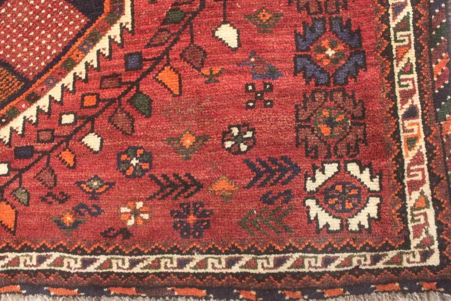Handgeknüpfter Qashqai Perserteppich 256 × 158 cm