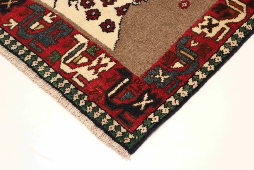 Handgeknüpfter Qashqai Perserteppich 151 × 102 cm
