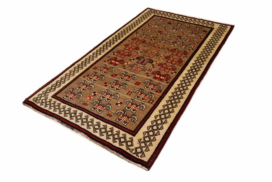 Qashqai Perserteppich aus Iran, 230 × 124 cm