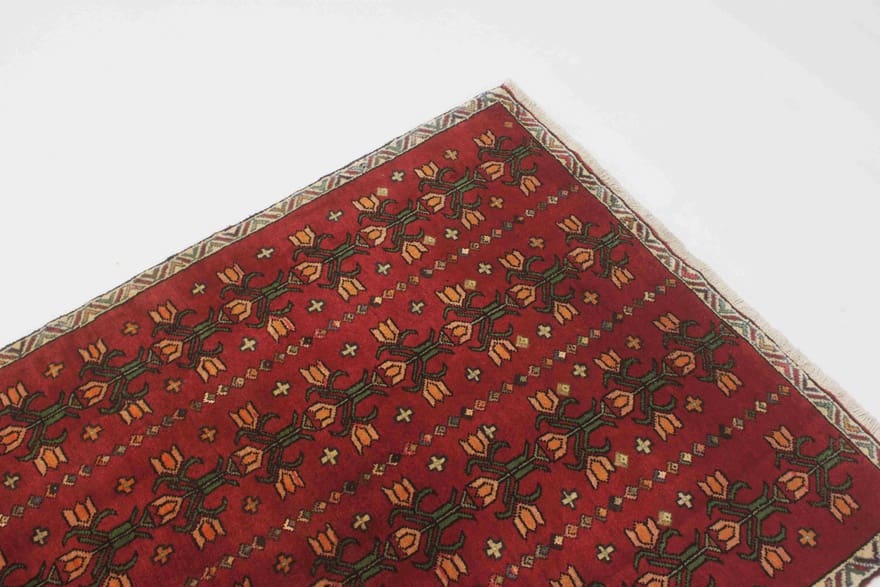 Qashqai Perserteppich 140 × 106 cm aus Wolle, handgeknüpft
