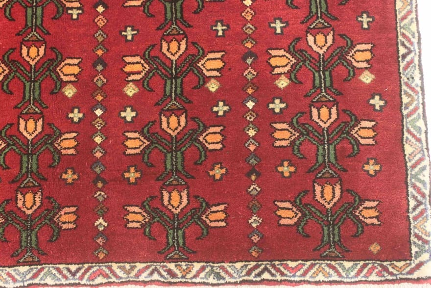 Qashqai Perserteppich 140 × 106 cm aus Wolle, handgeknüpft