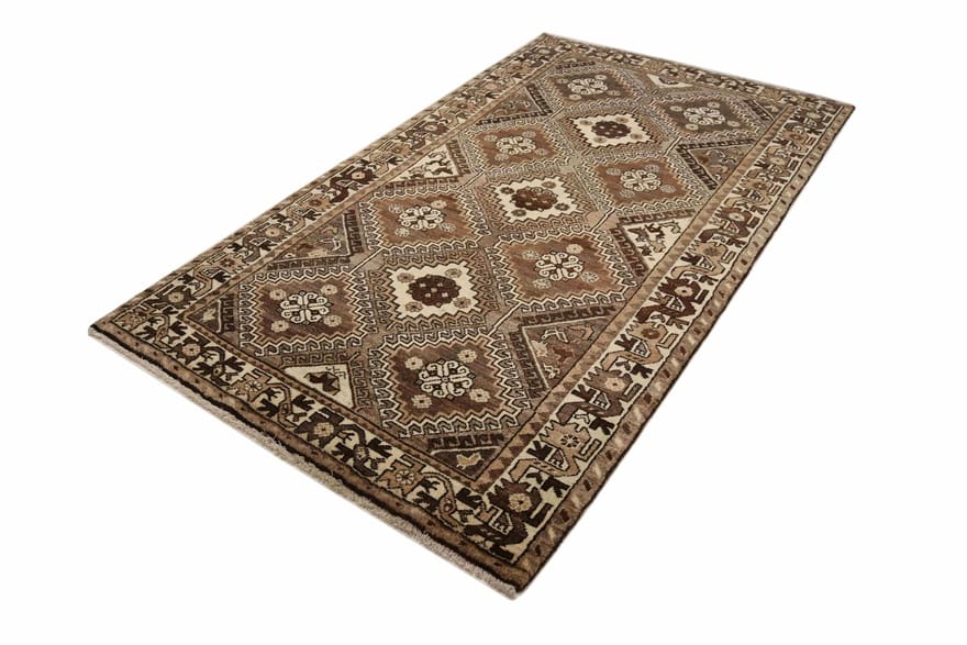 Qashqai Perserteppich 234 × 133 cm aus Wolle, handgeknüpft