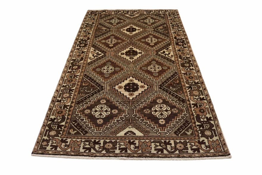 Qashqai Perserteppich 234 × 133 cm aus Wolle, handgeknüpft