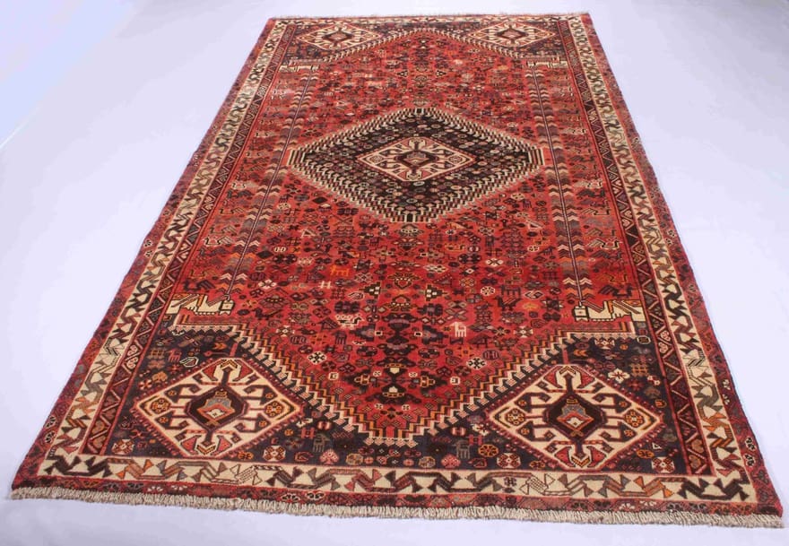 Qashqai Perserteppich aus Iran, 293 × 173 cm