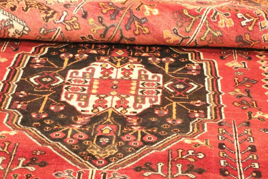 Handgeknüpfter Qashqai Perserteppich, 289 × 161 cm, Wolle