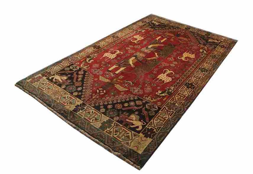 Qashqai Perserteppich 280 × 167 cm aus Wolle, handgeknüpft