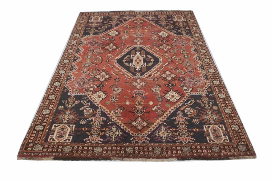 Qashqai Perserteppich aus Iran, 247 × 151 cm