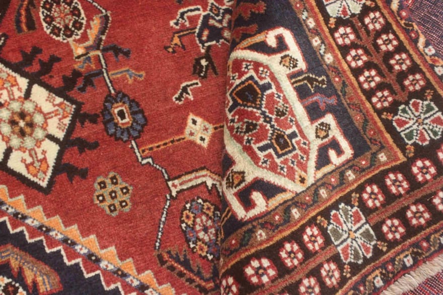 Qashqai Perserteppich aus Iran, 247 × 151 cm