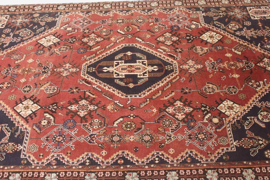 Qashqai Perserteppich aus Iran, 247 × 151 cm