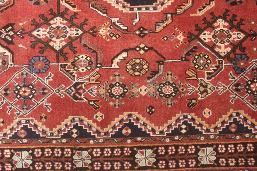 Qashqai Perserteppich aus Iran, 247 × 151 cm