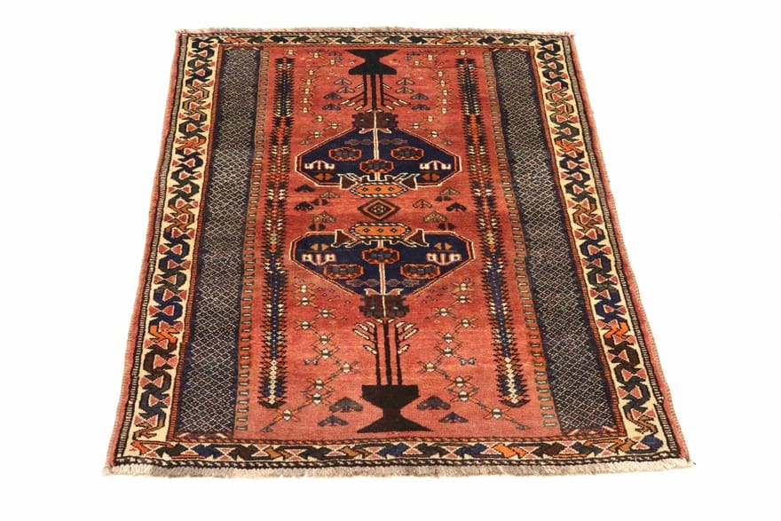 Handgeknüpfter Qashqai Perserteppich 151 × 107 cm