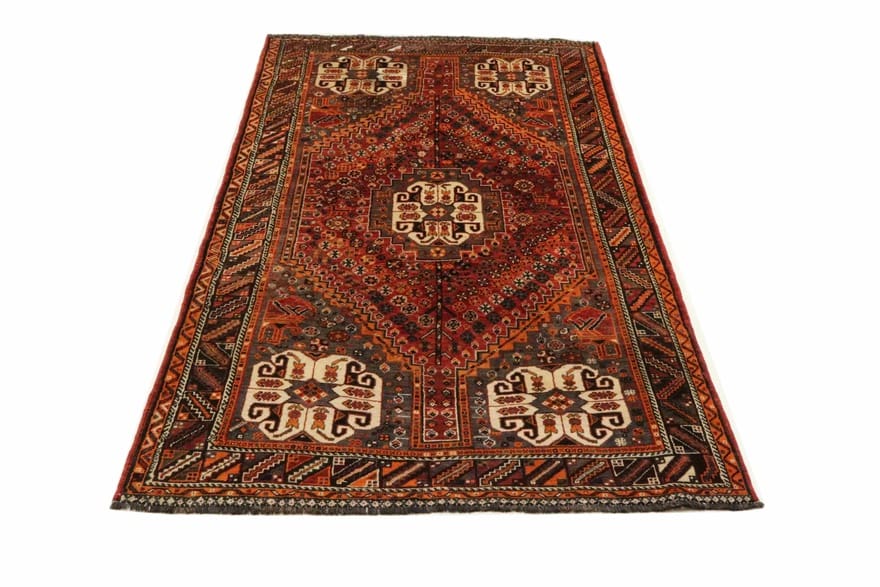 Qashqai Perserteppich aus Iran, 281 × 143 cm