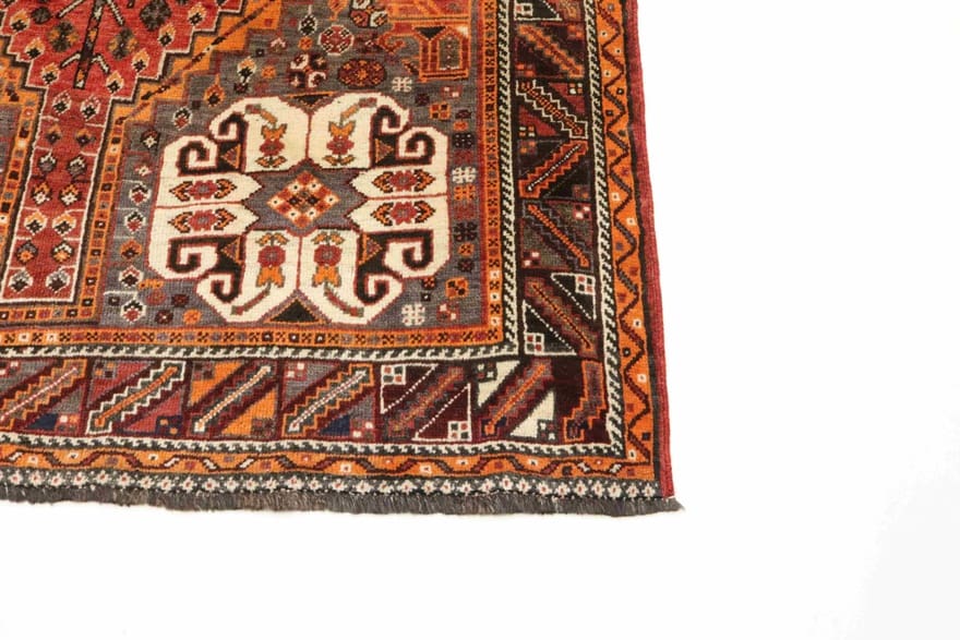 Qashqai Perserteppich aus Iran, 281 × 143 cm