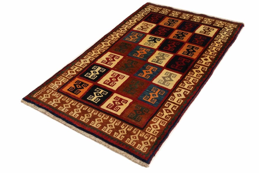 Qashqai Perserteppich aus Iran, 182 × 105 cm