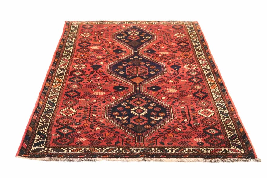 Qashqai Perserteppich 254 × 158 cm aus Wolle, handgeknüpft