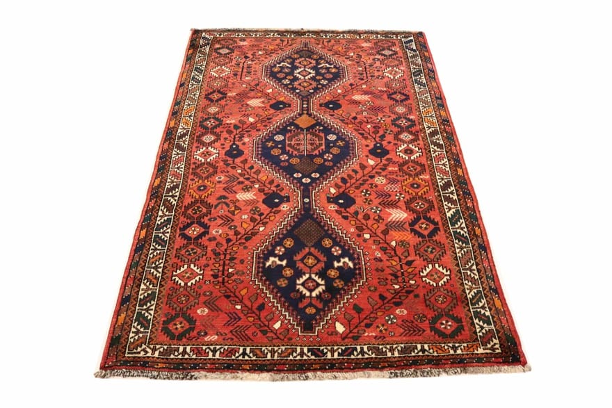 Qashqai Perserteppich 254 × 158 cm aus Wolle, handgeknüpft