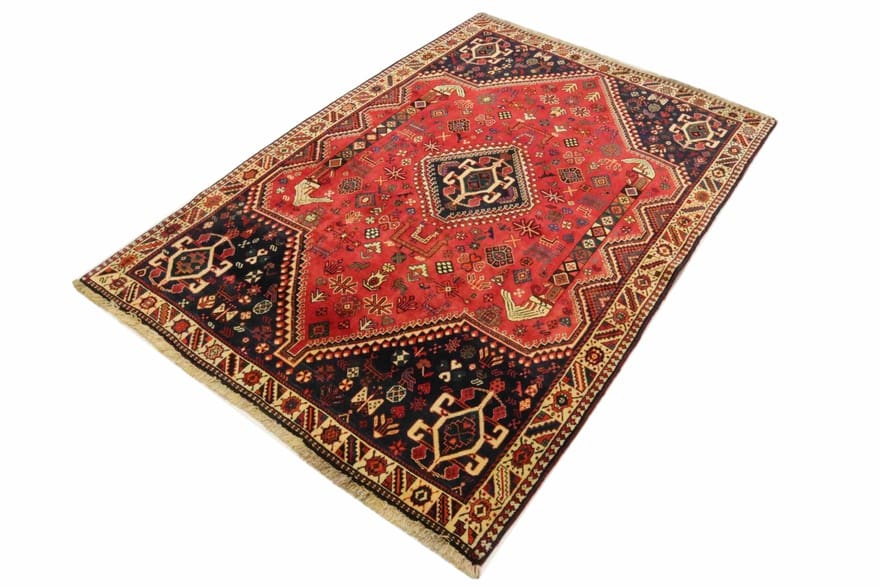 Qashqai Perserteppich 250 × 170 cm aus Wolle, handgeknüpft