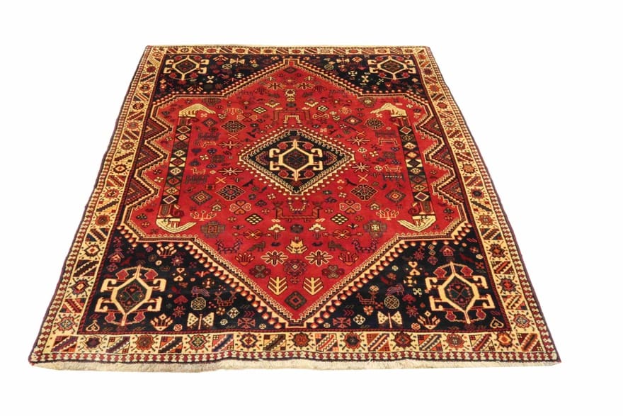 Qashqai Perserteppich 250 × 170 cm aus Wolle, handgeknüpft