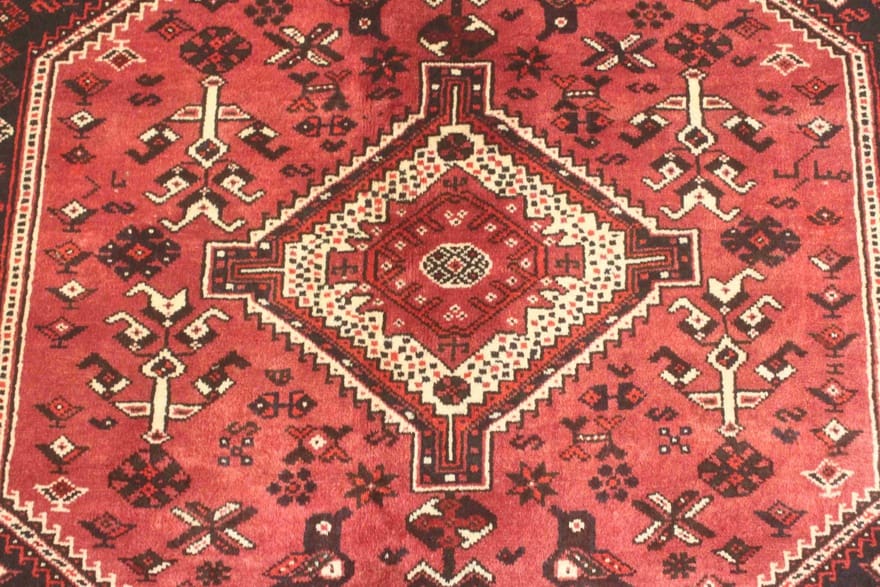 Qashqai Perserteppich aus Iran, 204 × 154 cm