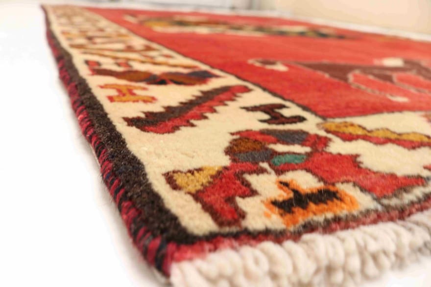 Qashqai Perserteppich aus Iran, 196 × 141 cm