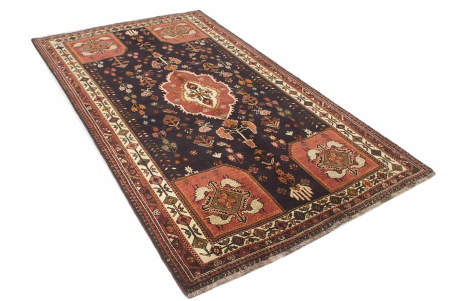 Handgeknüpfter Qashqai Perserteppich 277 × 159 cm