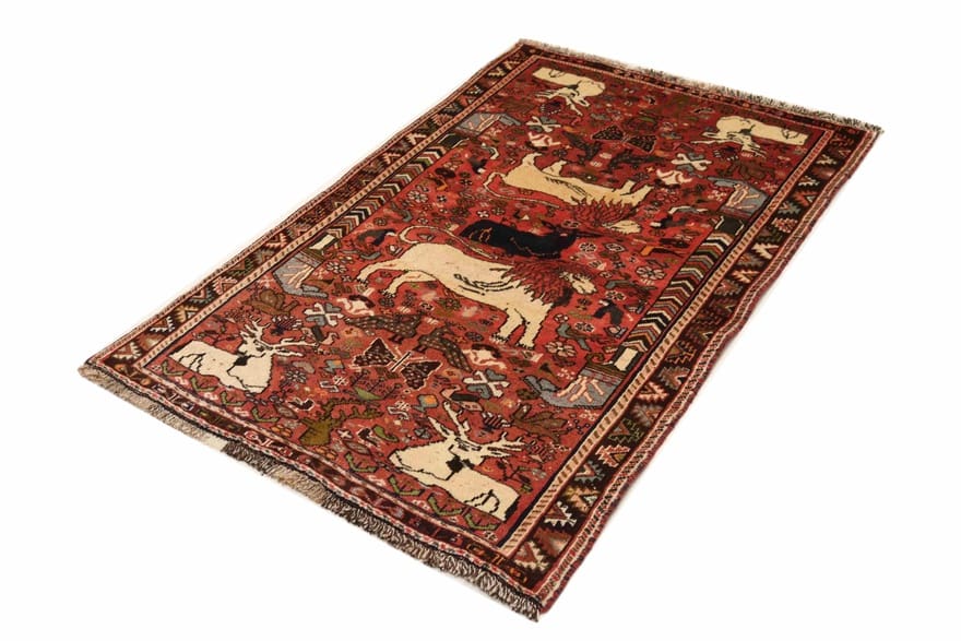 Qashqai Perserteppich 160 × 105 cm aus Wolle, handgeknüpft
