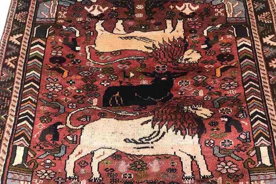 Qashqai Perserteppich 160 × 105 cm aus Wolle, handgeknüpft