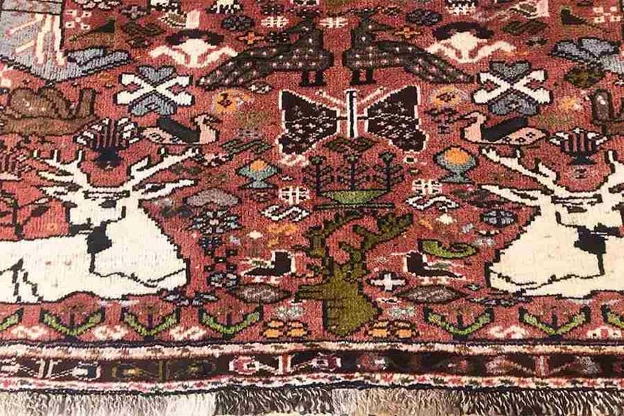 Qashqai Perserteppich 160 × 105 cm aus Wolle, handgeknüpft