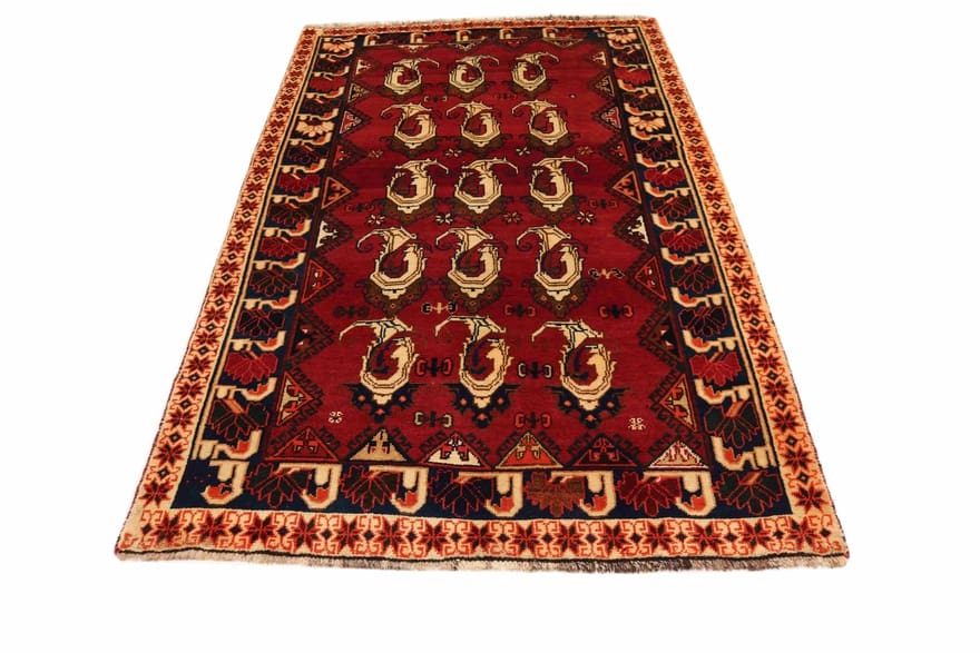 Qashqai Perserteppich 223 × 130 cm aus Wolle, handgeknüpft