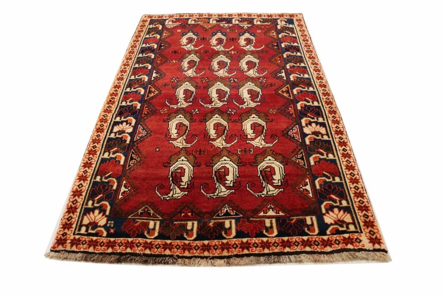 Qashqai Perserteppich 223 × 130 cm aus Wolle, handgeknüpft