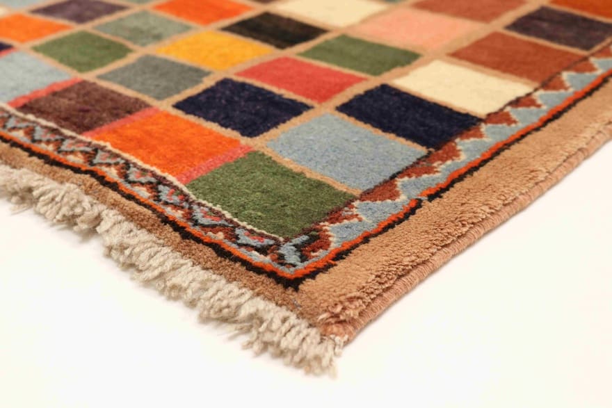 ghashghai-teppich-189x107-cm-handgeknupft-wolle-mehrfarbig-perserteppich-4 Qashqai Perserteppich aus Iran, 187 × 106 cm